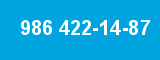 986 422-14-87
